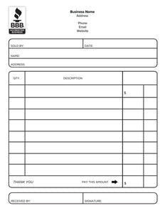 Order Form - Template A