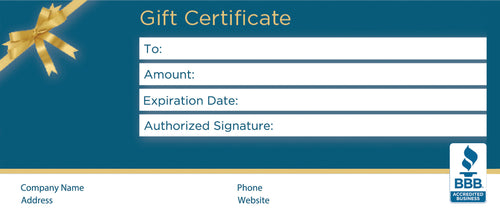 Gift Certificate - Template A