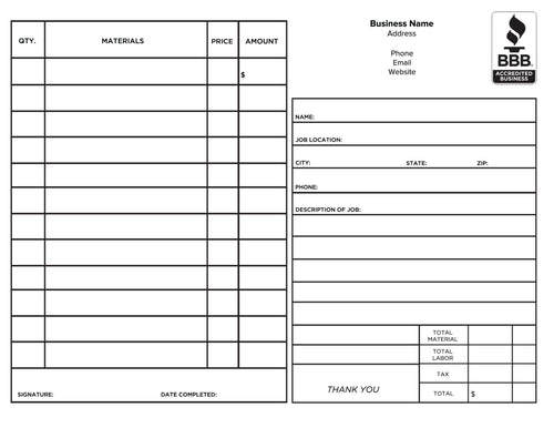 Order Forms - Template B