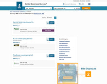 Load image into Gallery viewer, BBB.org Display Ad: Side Placement