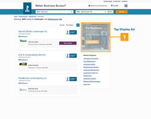 Load image into Gallery viewer, BBB.org Display Ad: Top Placement
